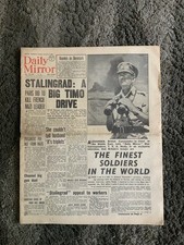 Daily Mirror October 6 1942 Stalingrad red army  goering ATS WAAF ww2   WWII