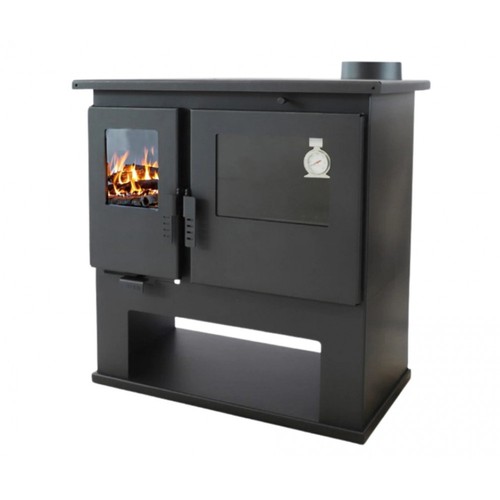 Wood stove with oven - stove,