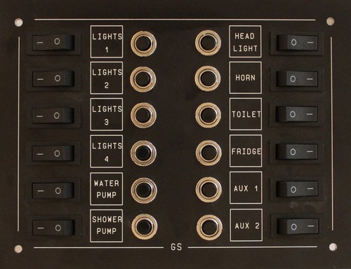 Marine 12way switch circuit - marine,
