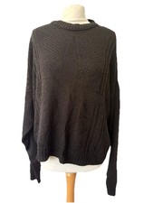 Boohoo Man Black Jumper Size M Long Sleeve Pullover Men’s 