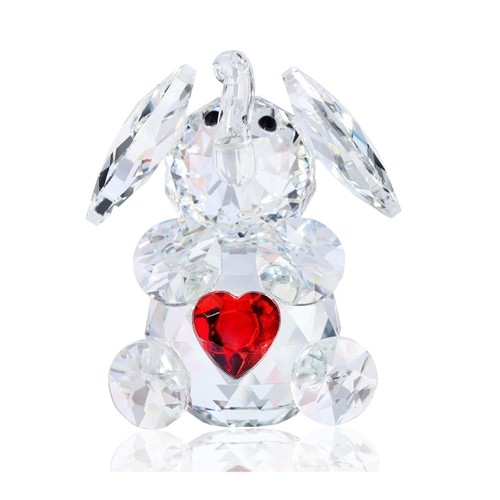 Crystal elephant figurines - crystal,