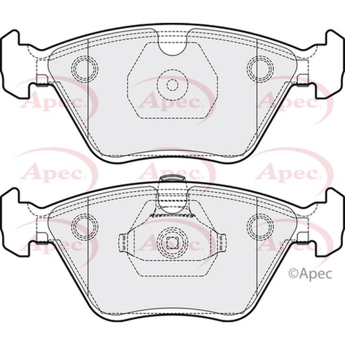 Brake pads set for jaguar - xj, 8