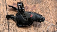 SRAM X9 10 speed rear shifter lever with clamp and New Cable (Cut)