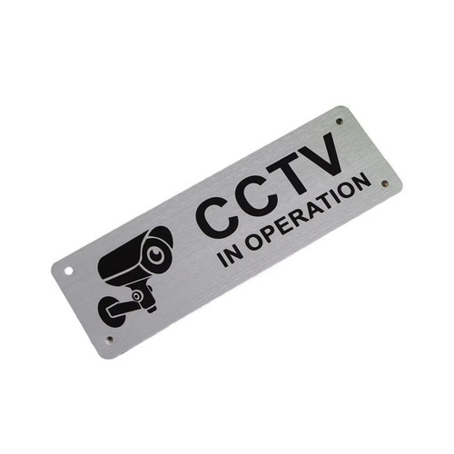 Cctv operation warning sign - cctv,