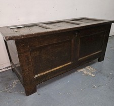 Charles II Oak Coffer with