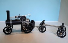 Mamod Live Steam TWK1 Steam Tractor and Timber Wagon -VGC