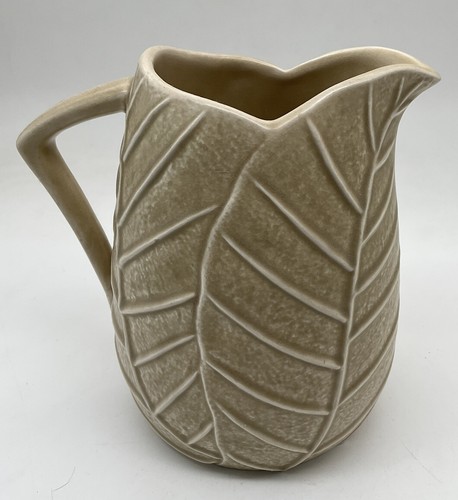 Sylvac jug beige nuleaf - ,