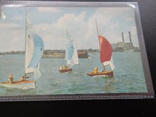 DINGHIES YACHT  POOLE       VINTAGE POSTCARD 