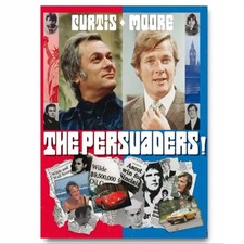 The Persuaders 1971  Roger Moor / Tony Curtis TV Series Artwork Printed on Sign
