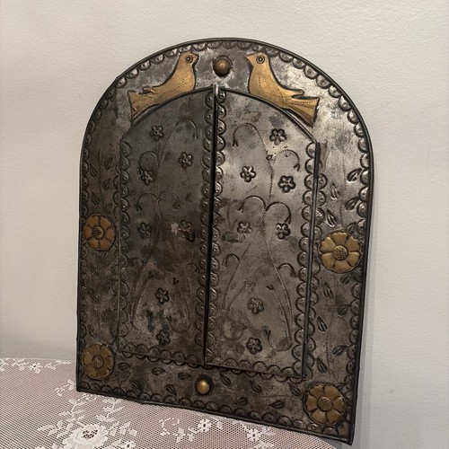 Vintage mexican punched - mexican, tin