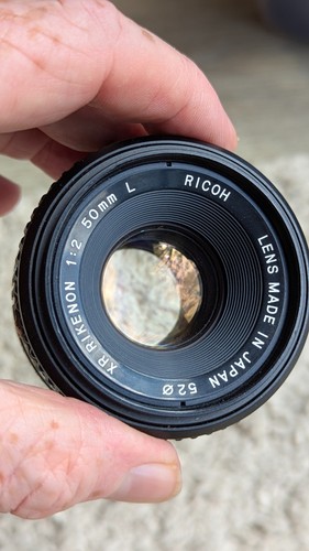 Ricoh rikenon 50mm l - xr, 1:2