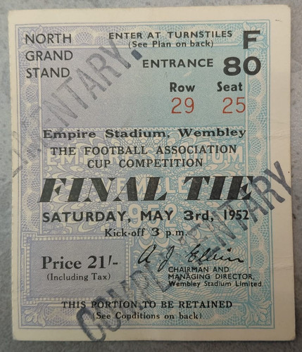 Complimentary ticket stub - complimentary,