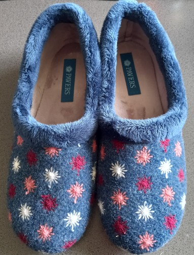 Blue pavers slippers size 39 - slippers,