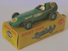 Dinky Toys No.239 Vanwall Racing Car No.35 White Driver 1958-65 FREE POST TO UK.
