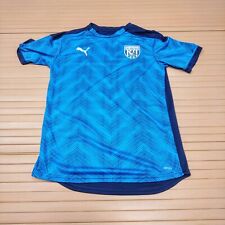 West Brom Training Top Medium M Blue Mens WBA Puma Football Drycell Short Sleeve