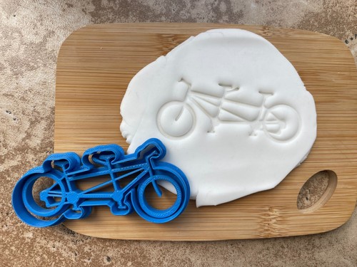 Tandem bicycle cookie biscuit - tandem,