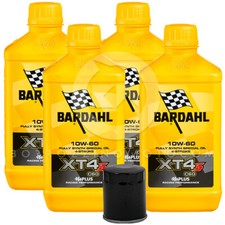 OIL CUTTING BARDAHL XT4-S 10W60 + FILTER for Suzuki VL INTRUDER 1500 1998-08