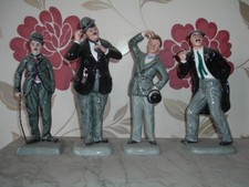 Royal Doulton Figurines Charlie Chaplin Laurel and Hardy Groucho Marx ~ mint
