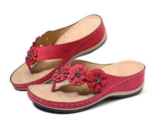 Summer Casual Low Wedge Shoes