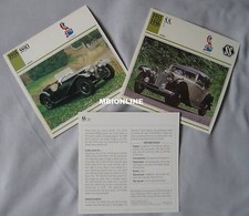 SS Collectors Classic Car Cards