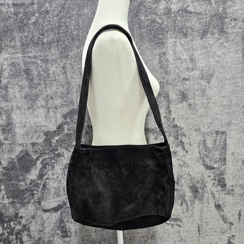 Vintage black suede - vintage,