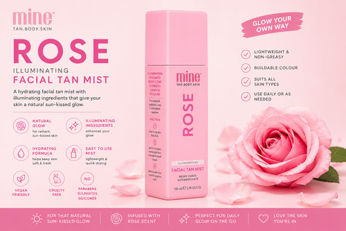 Minetan rose face tan - minetan,
