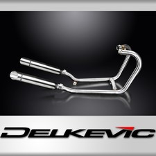 Triumph Thruxton 1200 2016-2024 Full Exhaust 2-2 410mm Slash Cut Can Stainless