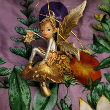 Gisela Graham Christmas decoration. Elve Or Fairy.