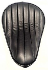 Custom Bates Style Solo Seat Full Leather Tuck N Roll For Harley Bobber Chopper