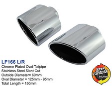 Exhaust tips Universal Oval