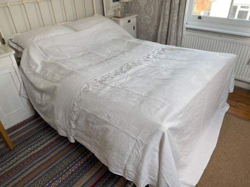 French pure linen - linen, antique