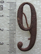 WW1 Russian Imperial Army Shoulder Board Number 9 or 6 Brass Original D2