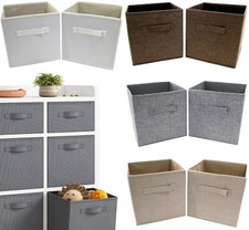 Storage Cubes Fabric Storage Baskets Square Baskets Storage Unit Box Organisers