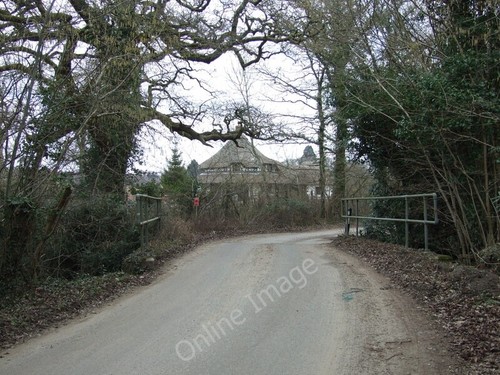 Photo 6x4 red bridge uddens - red,