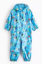 Bluey Character Lightweight Shower Resistant Puddlesuit From TU Brand New
