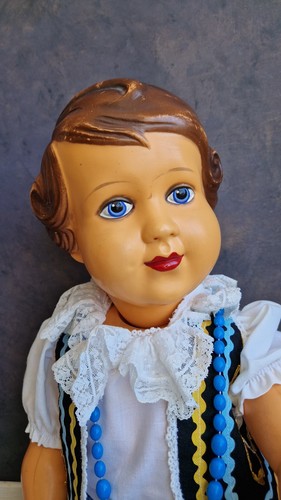 Rare celluloid polish - celluloid, doll