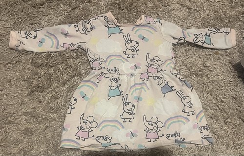 Peppa pig long sleeved dress - long,