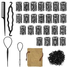 DECARETA Beard Beads for