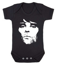 Ian brown music baby grow - brown,