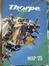 Thorpe Park 2025 Map Brand New