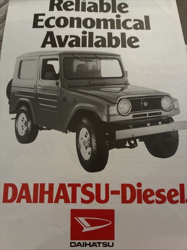 The daihatsu diesel - daihatsu,