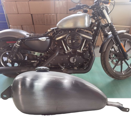 Silver petrol fuel tank - silver, for