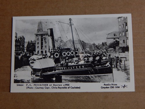 Postcard paddle privateer - postcard,