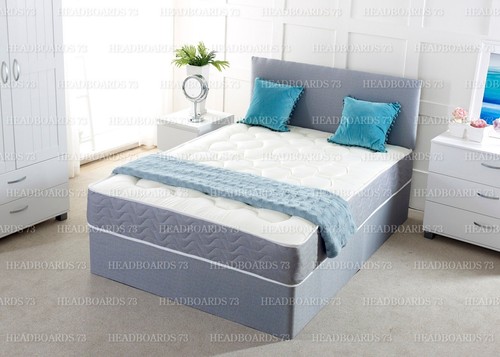 Suede bed with mattress - with, &