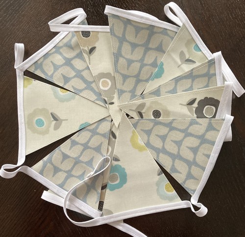 Handmade oilcloth bunting - oilcloth,