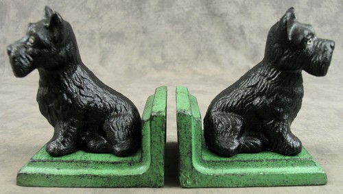 Pair black scottish terrier - scottish,