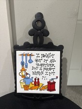 Vintage 1970's  Cast Iron &