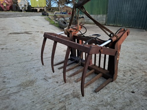 Shear manure silage grab for - grab,