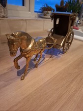 Vintage Brass Horse And