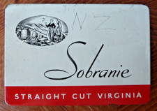 Vintage Sobranie Straight Cut Virginia Tobacco  Tin